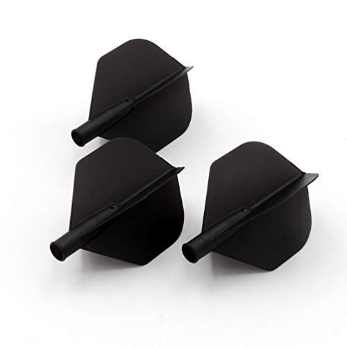 Dart Flights Standard Shape - All Black - TERO AK4