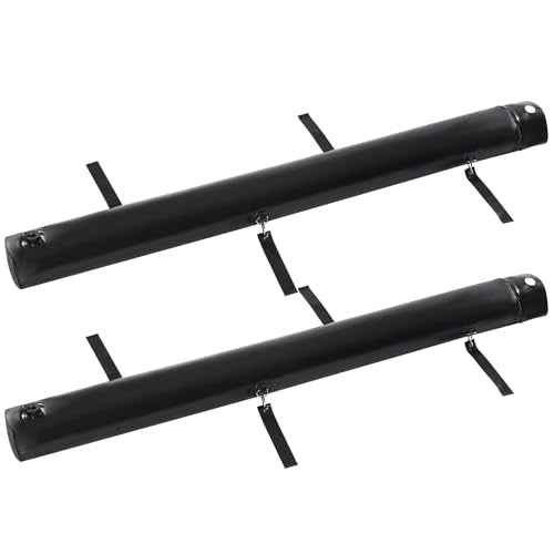 2 Pack 6 ft Flood Barrier for Home, Reusable Outdoor Water Barriers,Water Barrier for Flooding,Sand Bags for Flooding,Flood Barrier for Home Flood Prevention for Rainy Season 0.6MM Thick