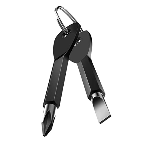 Mini Keychain Screwdriver Set - Phillips & Flathead EDC Tool