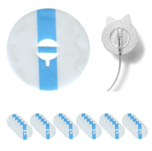 30-Pack Waterproof Adhesive Patches for 90-Degree Infusion Sets