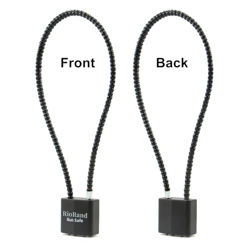 Keyed Alike Cable Gun Lock - 8.5" & 15" with 3 Keys