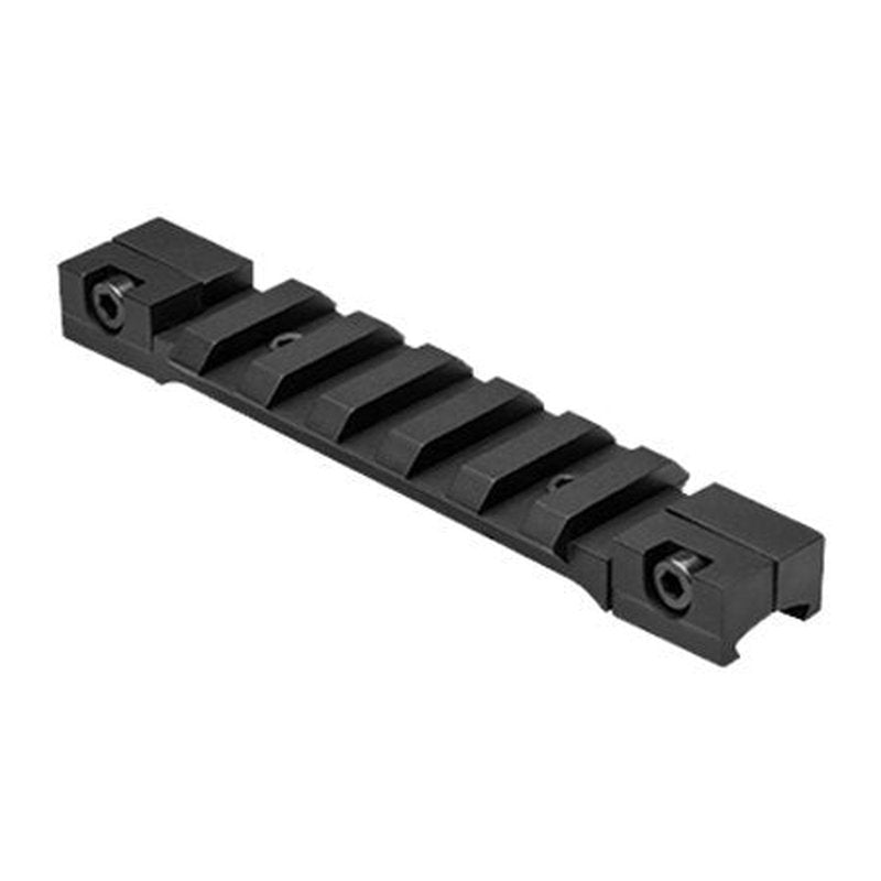 Nc Star MAD3/8PS Dovetail to Picatinny Rail Adapter/Short, 3/8", Black