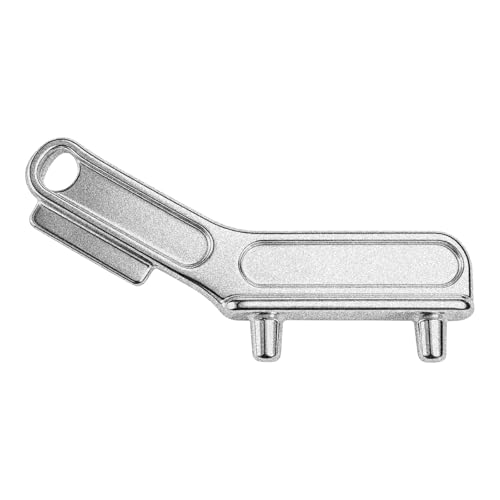 Universal Boat Gas Cap Key - 304 Stainless Steel Deck Fill Tool - Silver