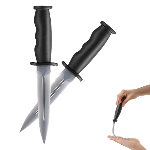 2 Pack Plastic Training Knives for Martial Arts - 9.8 Inch