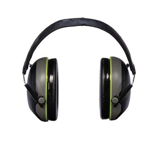 30 dB NRR Hearing Protector - Black/Grey Earmuffs