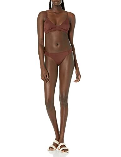 Full Coverage Bikini Swimsuit Bottom - Medium / Deep Brown