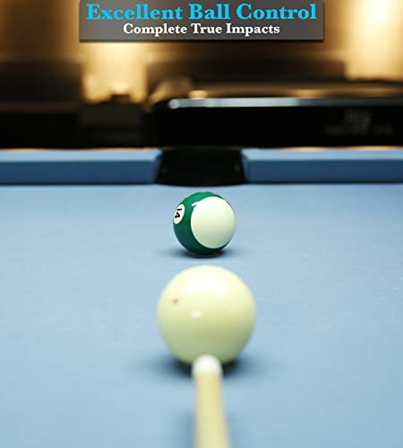 Deluxe Billiard Ball Set - Complete 16 Balls, 2-1/4" Regulation Size