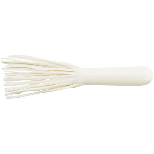 PowerBait Power Tube Fishing Soft Bait - White, 3.5" (8 Count)