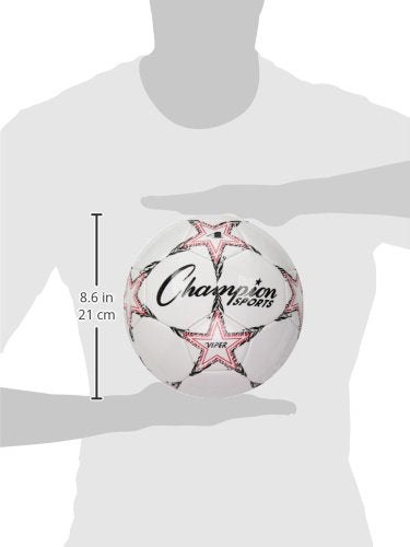 Viper Soccer Ball - TPU Soft-Touch Training Ball for Indoor/Outdoor Play - Sizes 3, 4, 5
