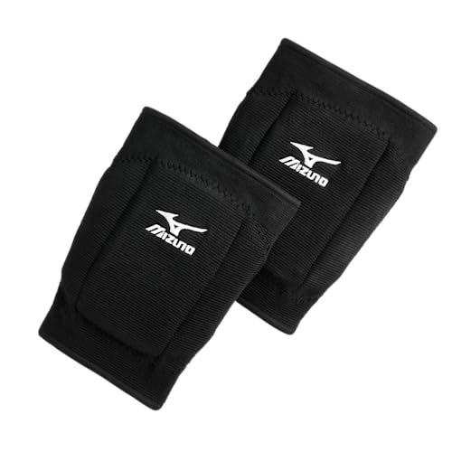 Youth Volleyball Knee Pads - Mizuno T10 Plus, Black