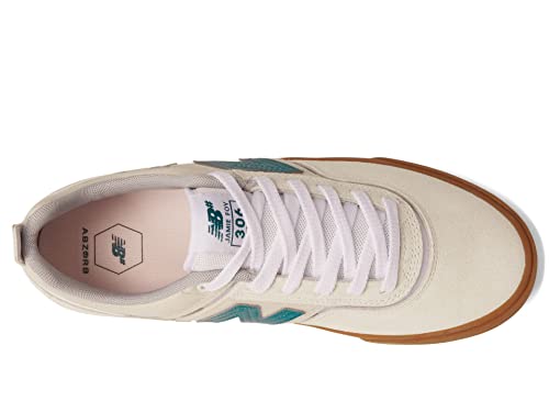 Numeric 306 V1 Skateboarding Shoes - Sea Salt/Teal - Size 12 Women/10.5 Men