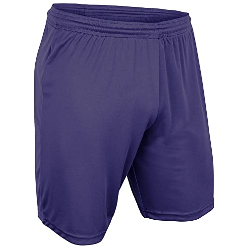 Champro Boys' Vision Basketball Shorts Large Purple - Lightweight, Moisture-Wicking Sportswear
