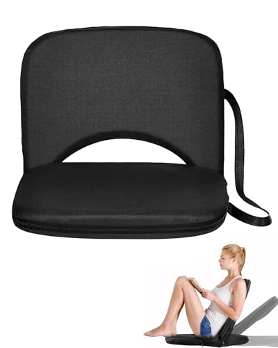 Portable Reclining Stadium Seat with Back Support - 6 Positions