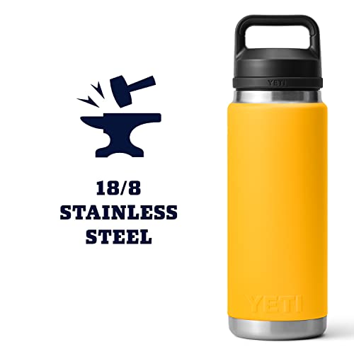 YETI Rambler 26 oz Insulated Stainless Steel Bottle with Leakproof Chug Cap - Alpine Yellow