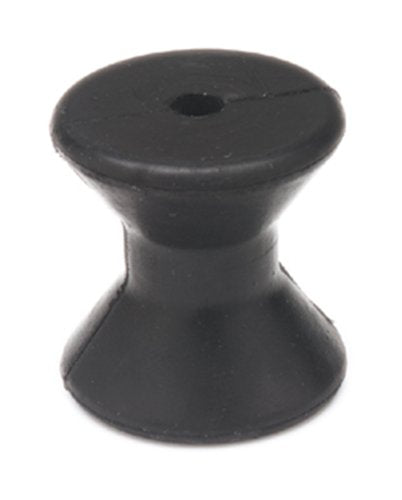 3-Inch Bow Roller for Trailers - Black Polypropylene