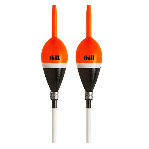 Premium Weighted Fishing Floats - 1 Inch Oval Slip