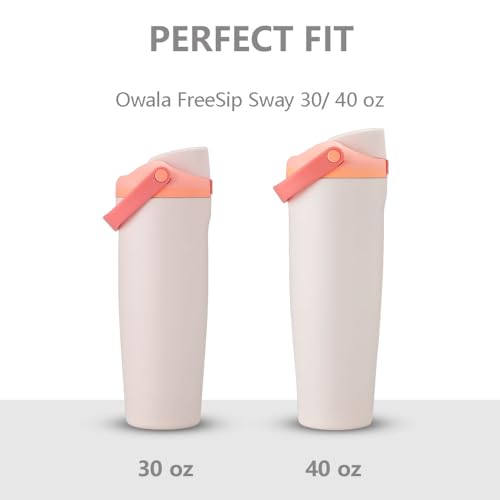 Silicone Boot for Owala FreeSip Sway 30 oz - Clear, 2PCS