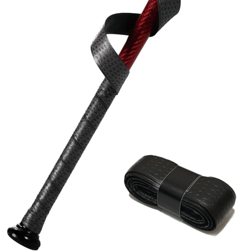 Baseball Bat Grip Tape - Slip-Resistant Black Softball Grip