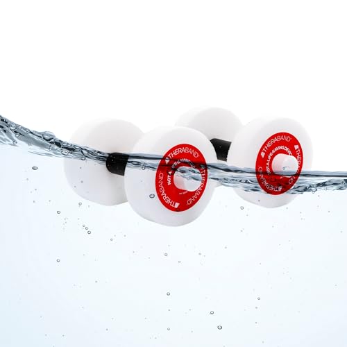 Water Dumbbells for Aquatic Fitness - Light Resistance Red