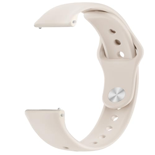 Soft Silicone Watch Band - Starlight, 18mm Sport Strap for Men & Women