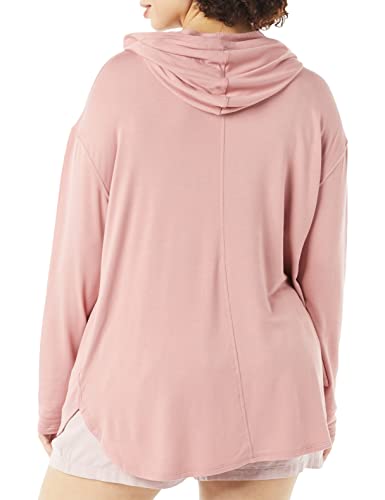Women's Supersoft Terry Hoodie - Washed Pink, XX-Large
