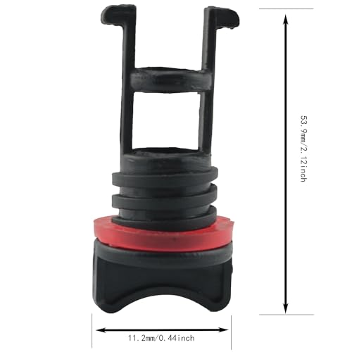 2 Pack Nylon Boat Drain Plugs for Kayaks and Canoes