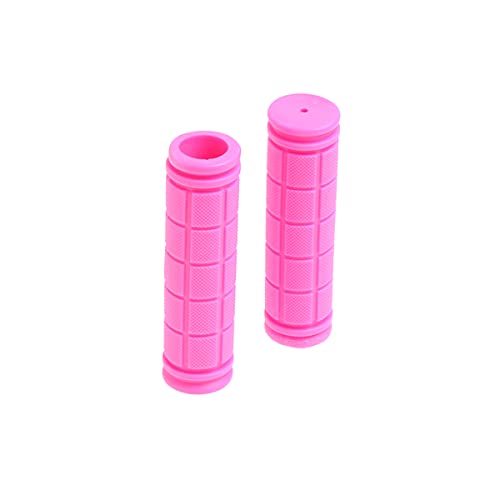 Anti-Slip Rubber Bike Handlebar Grips for Kids - 120mm - Pink