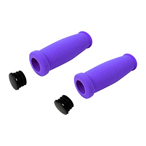 Foam Handle Grips for Razor Scooter - 4” Long, Purple