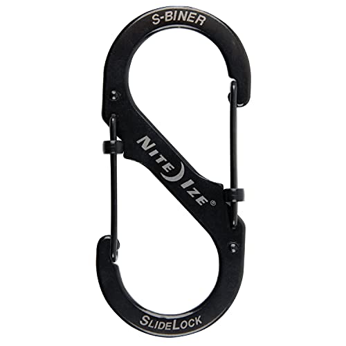 Lockable Dual Carabiner - Stainless Steel S-Biner #4 - 1 Count