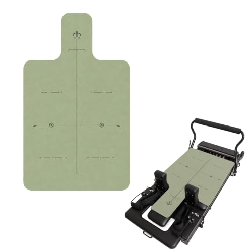 Pilates Reformer Mat Towel - Absorbent & Foldable - Sage Green