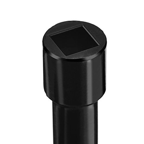 4-Way Sillcock Utility Key - Multi-Function Meter Box Tool - Black