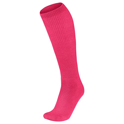 Compression Athletic Socks for Sports - Medium Hot Pink