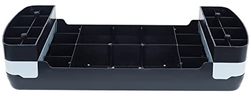 Adjustable Aerobic Stepper Platform - 27-Inch, Non-Slip, Black/Gray