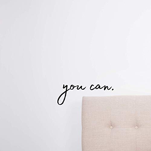 Motivational Wall Decal - Inspirational Quote Sticker for Mirror or Door
