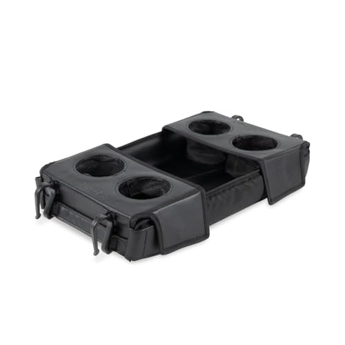 WonderFold W2 Flex Black Snack Tray Attachment for Stroller Wagon with Convertible Cup Holders