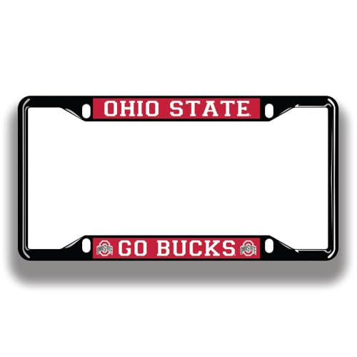 NCAA License Plate Frame - Black Car Decor