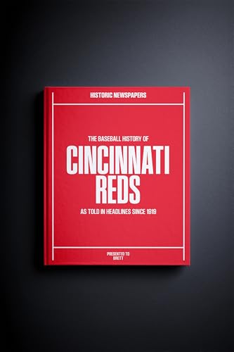 Personalized Cincinnati Baseball History Book - Authentic Newspaper Gift