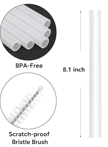 BPA-Free Replacement Straws for CamelBak eddy+ Water Bottle - 4 Pack