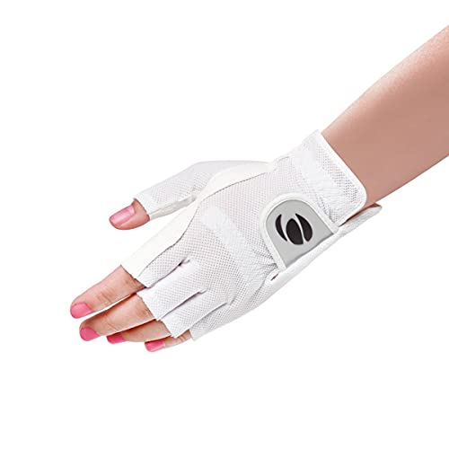 Orlimar Allante Women's Half-Finger Golf Glove - Right Hand, Large