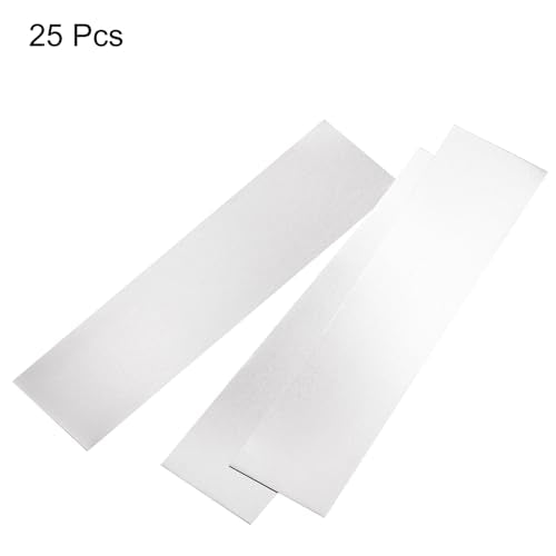 MECCANIXITY Pure Nickel Strip 0.2mm x 25mm x 100mm Battery Soldering Tab Nickel Solder Tab for Battery Pack and Spot Welding 25 Pcs