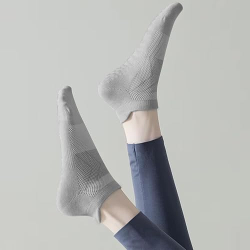 7 Pairs Non-Slip Yoga Socks for Women - Grippy Ankle Socks for Pilates