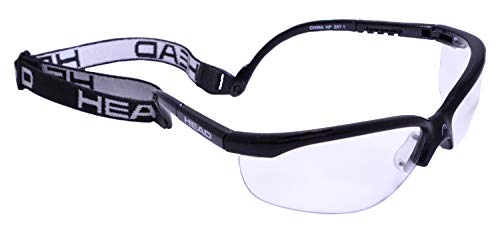 Racquetball Goggles - Pro Elite Anti-Fog & Scratch Resistant - Black