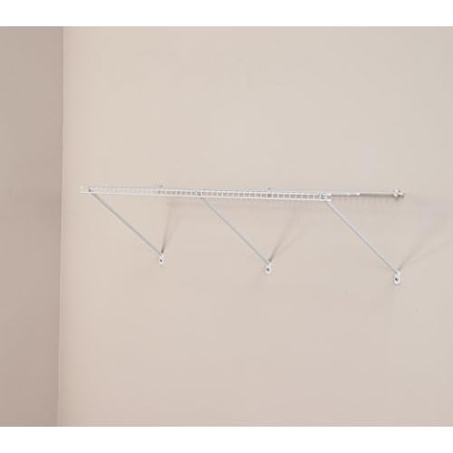 ClosetMaid 1074 Heavy-Duty Wire Shelf Kit, 4-Feet X 16-Inch, White
