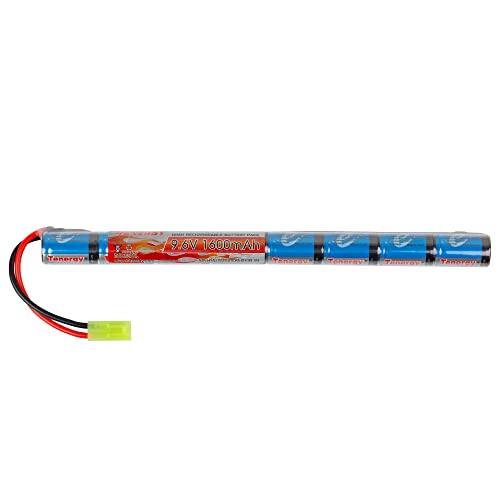9.6V 1600mAh NiMH Airsoft Battery Pack with Mini Tamiya Connector
