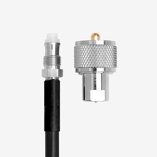 Midland MXTA24 6m Low-Profile NMO Antenna Cable with UHF Adapter