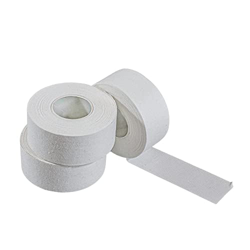Vakly Athletic Tape 1 in x 10 yd (3 Pack) – Porous Breathable Cloth