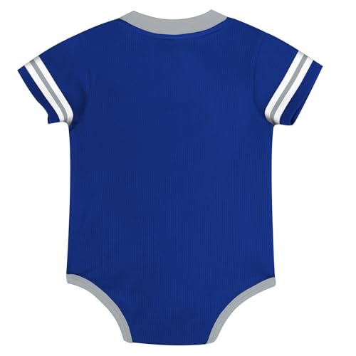 MLB Official Logo Creeper Romper for Infants - 0-3 Months - Los Angeles Dodgers