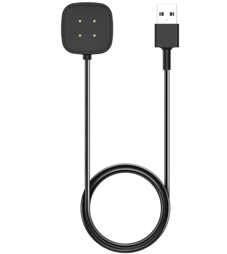 Replacement Charging Cable for Fitbit Sense/Sense 2/Versa 3/Versa 4 - 3.3ft