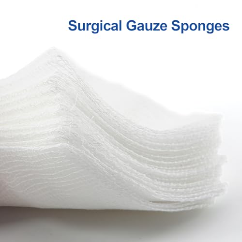 200 Non-Sterile 3x3 Woven Gauze Sponges - 8-Ply Absorbent Pads