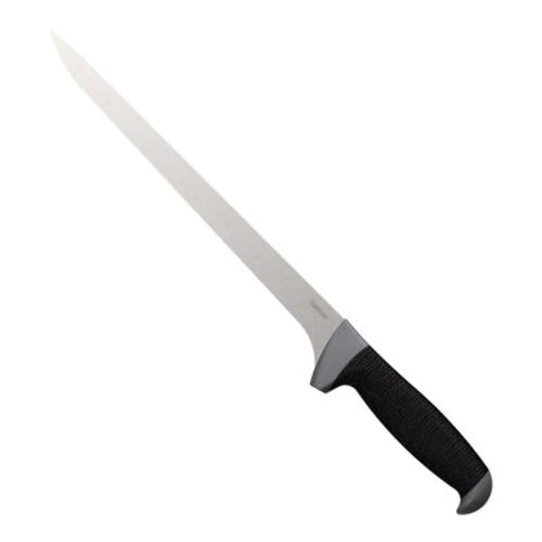 Kershaw 9.5" Narrow Fillet Knife, Black, 9.5 Inch Fixed Stainless Steel Blade, Trailing Point Blade Tip, Includes Blade Protector, Fishing Fillet Knife for Large Salt and Fresh Water Fish